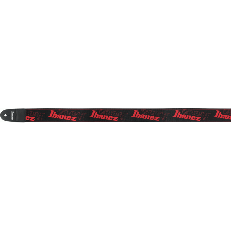 Ibanez GSD50 RD Guitar Strap with Cool Running Pattern — view 2