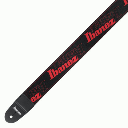 Ibanez GSD50 RD Guitar Strap with Cool Running Pattern — view 3