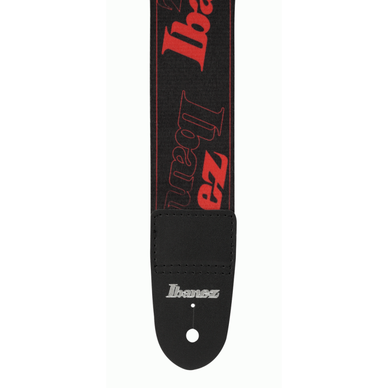 Ibanez GSD50 RD Guitar Strap with Cool Running Pattern — view 4
