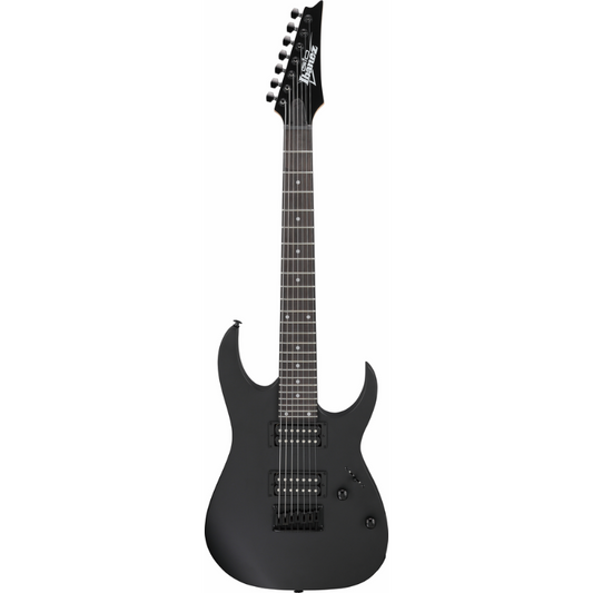 Ibanez GRG7221 BKF 7 String Electric Guitar Jam Pack