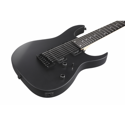 Ibanez GRG7221 BKF 7 String Electric Guitar Jam Pack — view 3