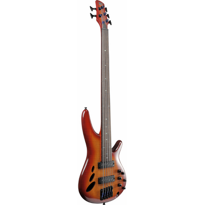 Ibanez SRD905F BTL Electric Bass with Panga Panga Fingerboard and Semi-Hollow Construction — view 3