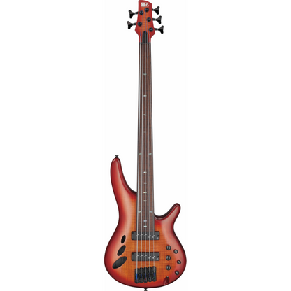Ibanez SRD905F BTL Electric Bass with Panga Panga Fingerboard and Semi-Hollow Construction