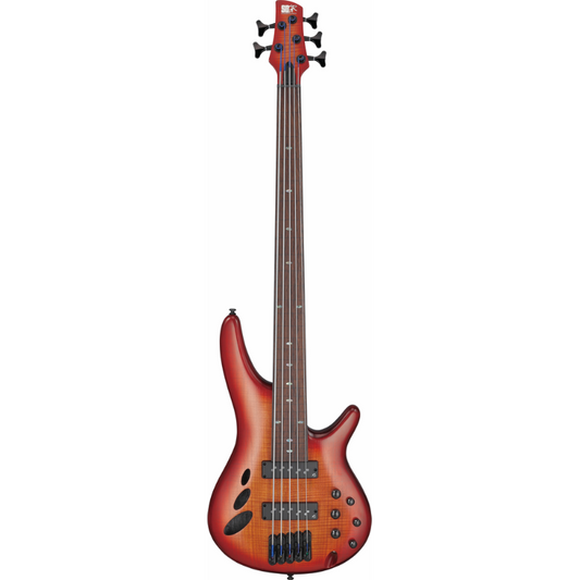 Ibanez SRD905F BTL Electric Bass with Panga Panga Fingerboard and Semi-Hollow Construction