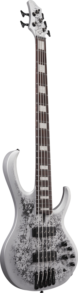 Ibanez BTB25TH5SLM Bass Guitar 5-String Silver Blizzard Matte — view 3