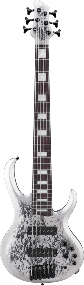 Ibanez BTB25TH6SLM Bass Guitar 6-String Silver Blizzard Matte