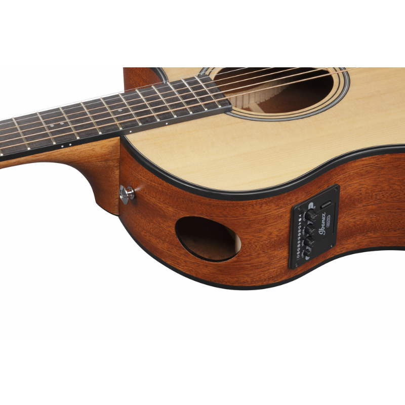 Ibanez AAM50CE Open Pore Natural Acoustic Guitar — view 5