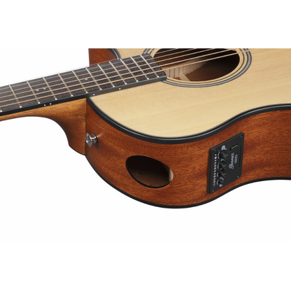 Ibanez AAM50CE Open Pore Natural Acoustic Guitar — view 5