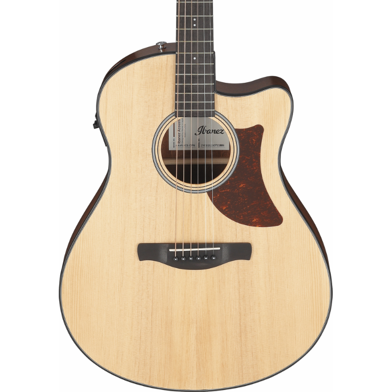 Ibanez AAM50CE Open Pore Natural Acoustic Guitar — view 4