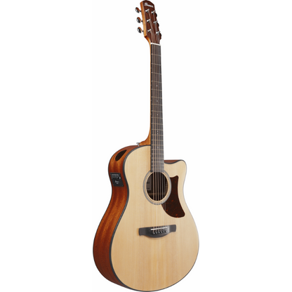 Ibanez AAM50CE Open Pore Natural Acoustic Guitar — view 3