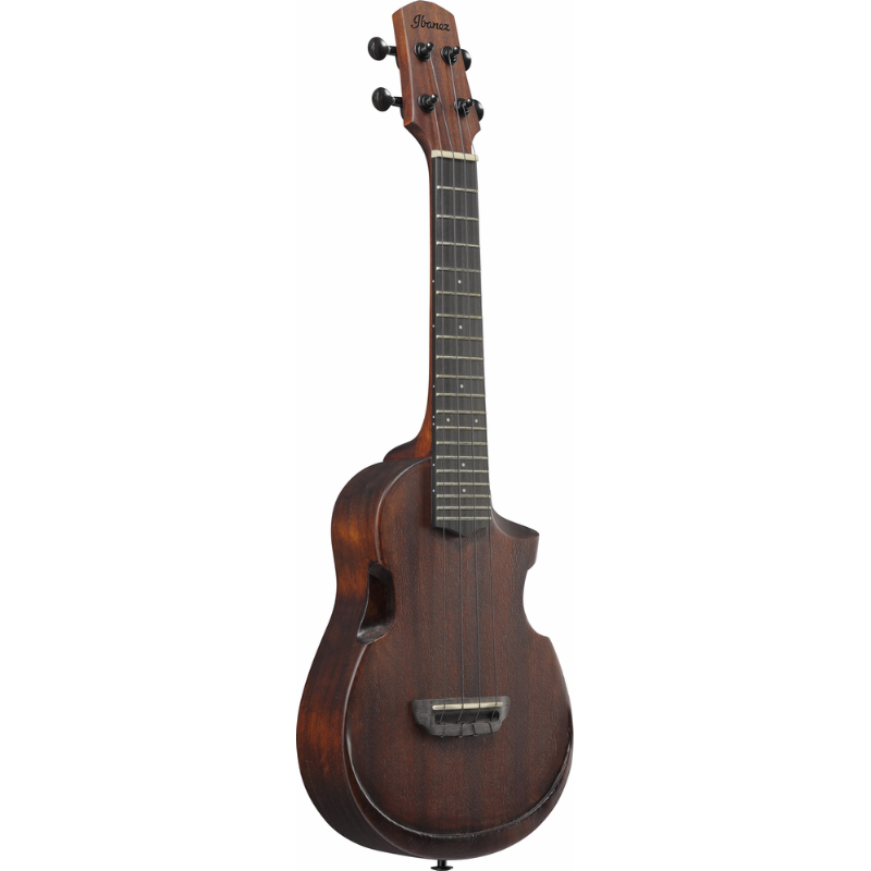 Ibanez AUC14 OVL Ukulele with Stereo Sound Port and Elevated Comfort Armrest — view 3