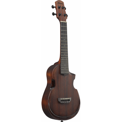 Ibanez AUC14 OVL Ukulele with Stereo Sound Port and Elevated Comfort Armrest — view 3