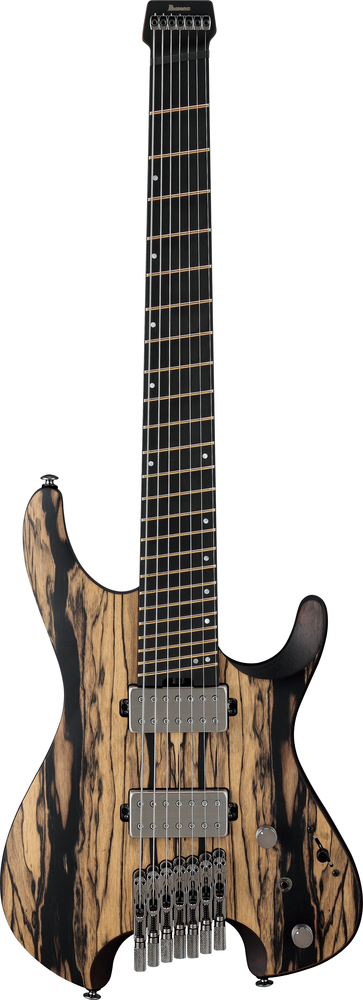 Ibanez QX527PE 7 String Electric Guitar Natural Flat w/ Bag - QX527PENTF