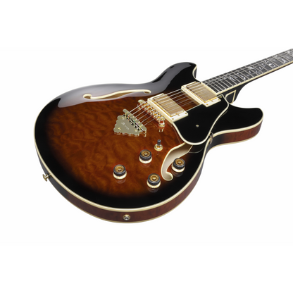 Ibanez AS93QMSP DBS Artcore Semi-Acoustic Guitar — view 3