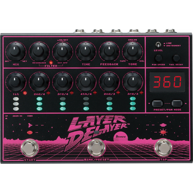 Ibanez LD303 Multi Function Delay Pedal — view 3