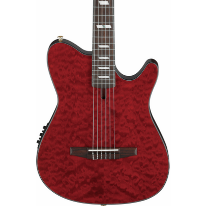 Ibanez FRH20QMN WRL Nylon String Electric Guitar — view 6