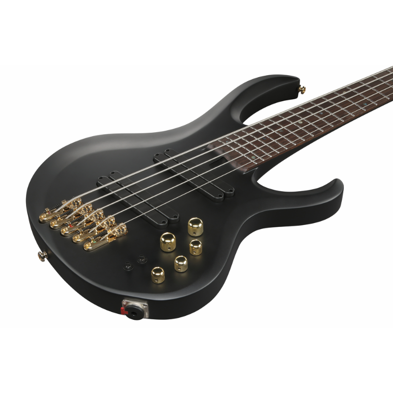 Ibanez BTB605LM Bass Guitar Black Flat — view 3