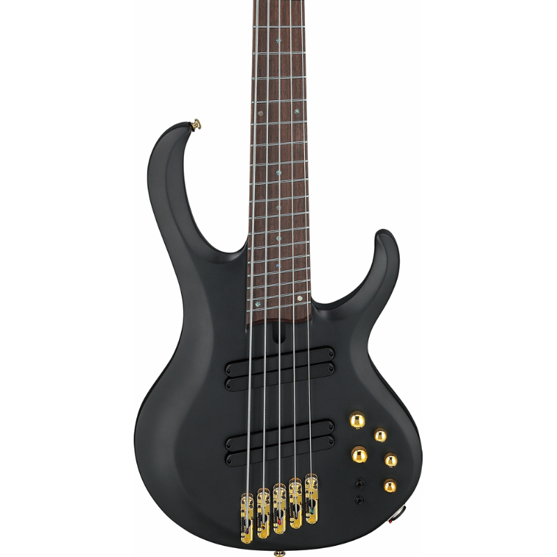 Ibanez BTB605LM Bass Guitar Black Flat — view 6