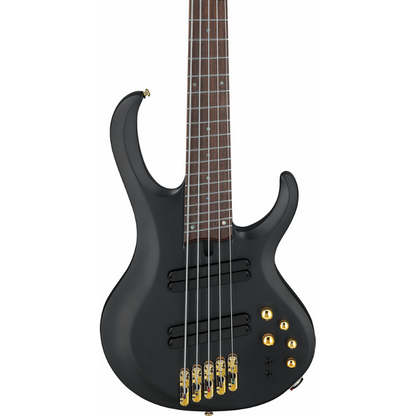 Ibanez BTB605LM Bass Guitar Black Flat — view 6