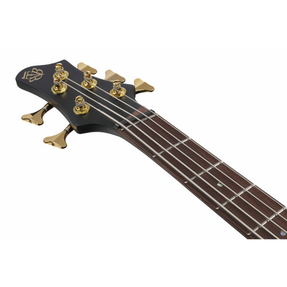 Ibanez BTB605LM Bass Guitar Black Flat — view 4