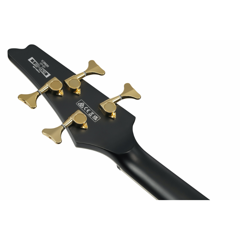Ibanez ICB620 Electric Bass Guitar Iceman Body Shape Black Finish — view 5