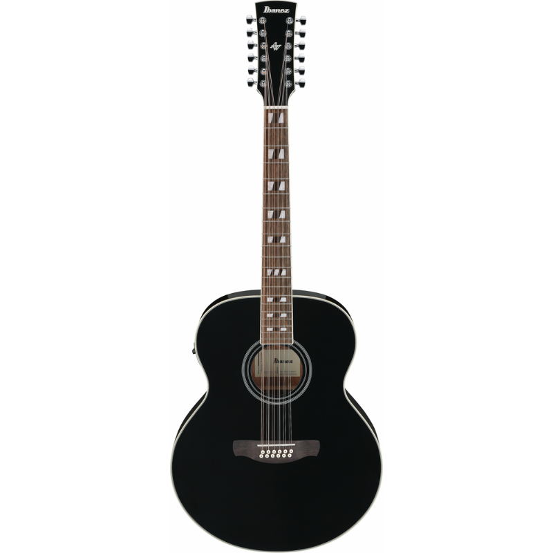 Ibanez AJ7012M1EBK Acoustic Guitar with Pickup
