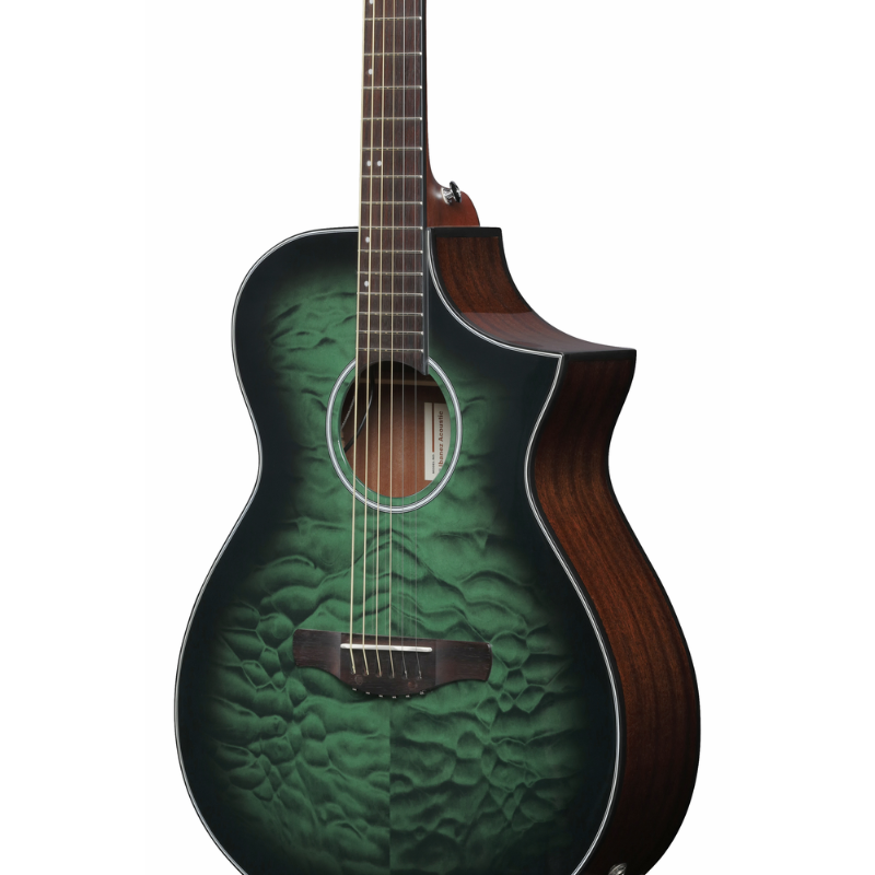 Ibanez AEWC16QA TEH Acoustic Guitar with Pickup — view 3