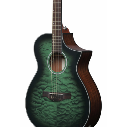 Ibanez AEWC16QA TEH Acoustic Guitar with Pickup — view 3