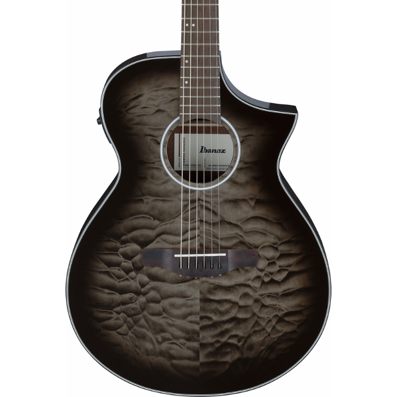 Ibanez AEWC16QA TKH Acoustic Guitar with Pickup — view 6