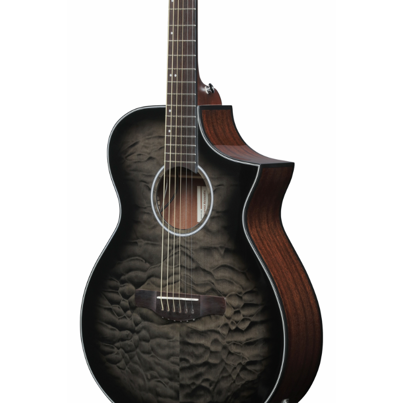 Ibanez AEWC16QA TKH Acoustic Guitar with Pickup — view 3