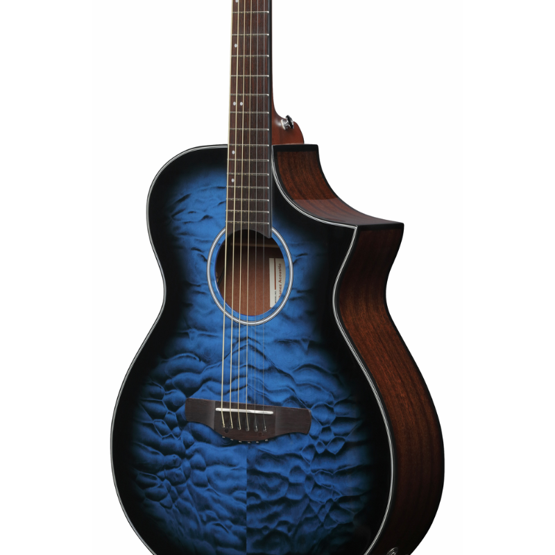 Ibanez AEWC16QA TLH Acoustic Guitar with Pickup — view 3