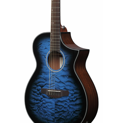 Ibanez AEWC16QA TLH Acoustic Guitar with Pickup — view 3