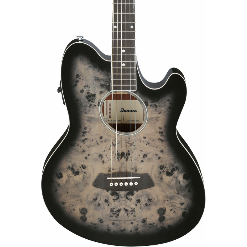Ibanez TCY10PA BKB Acoustic Guitar Double-Cutaway Talman Hybrid — view 6