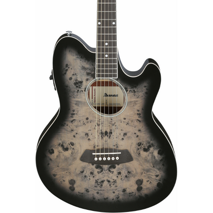 Ibanez TCY10PA BKB Acoustic Guitar Double-Cutaway Talman Hybrid — view 6