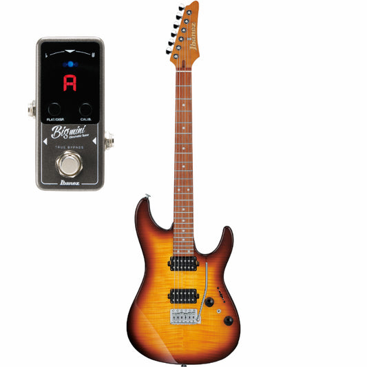 Ibanez AZ24S1F VLS Electric Guitar Bundle with Free BIGMINI Tuner