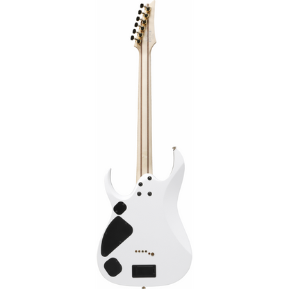 Ibanez RGDR61G WH Electric Guitar with 26.5-inch scale, extended neck, deep cutaways — view 3