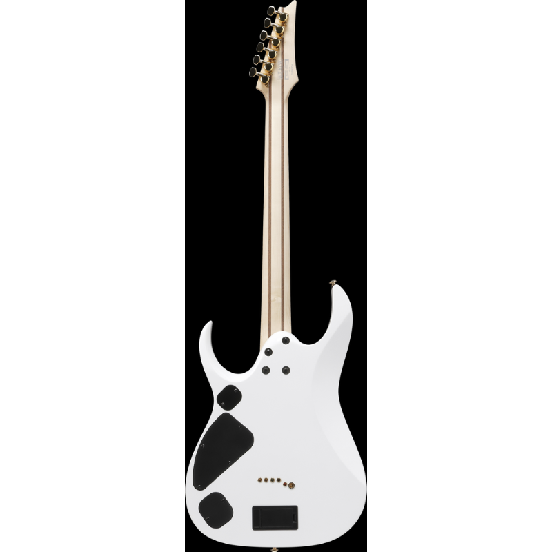 Ibanez RGDR61G WH Electric Guitar with 26.5-inch scale, extended neck, deep cutaways — view 4