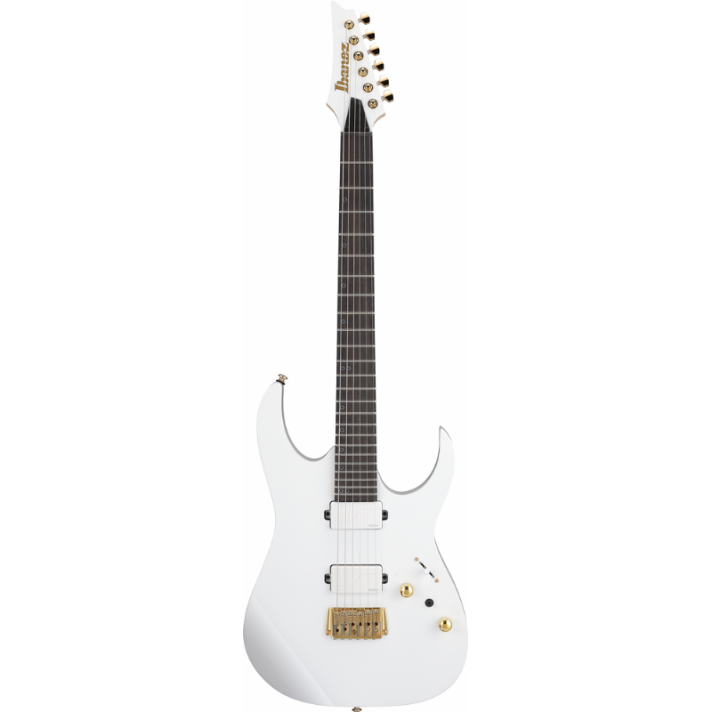 Ibanez RGR621G WH Electric Guitar with fixed bridge and locking tremolo system