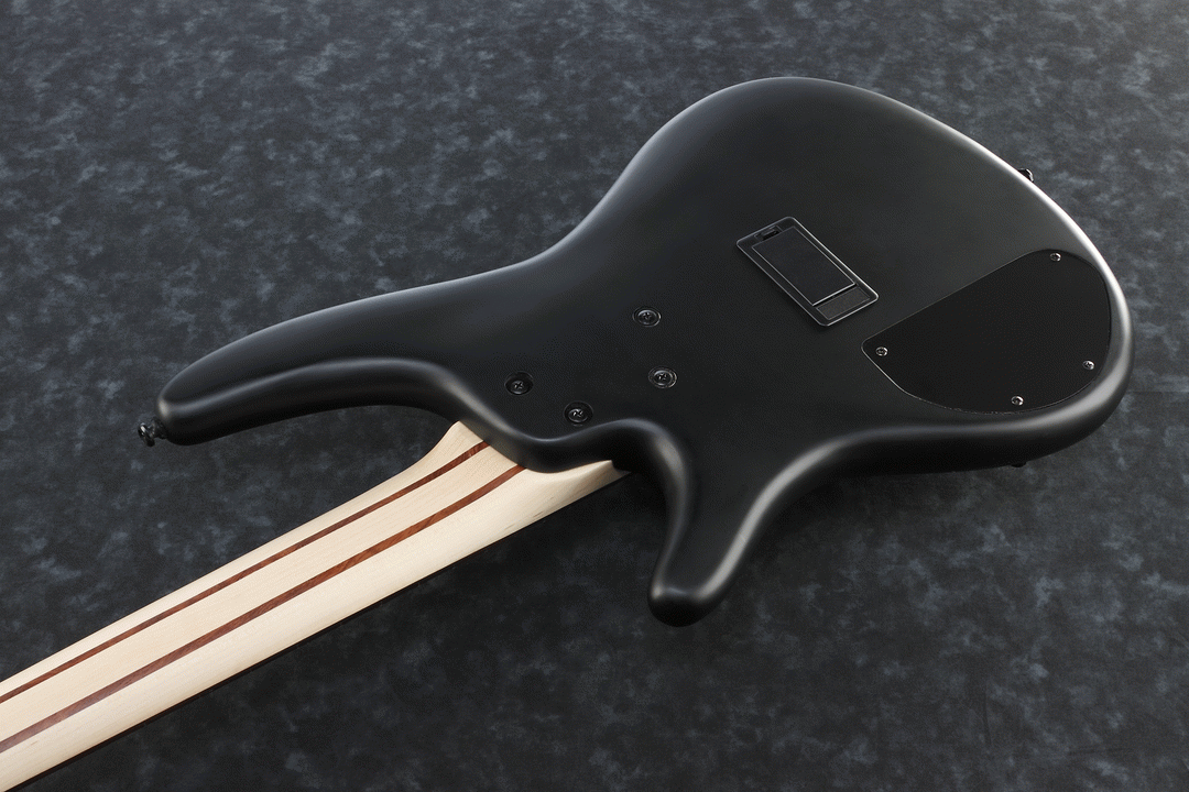 Ibanez K5 BKF Fieldy Electric 5-String Bass (Black Flat) — view 3