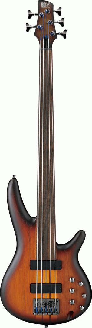Ibanez SRF705 BBF Electric 5-String Bass (Brown Burst Flat)