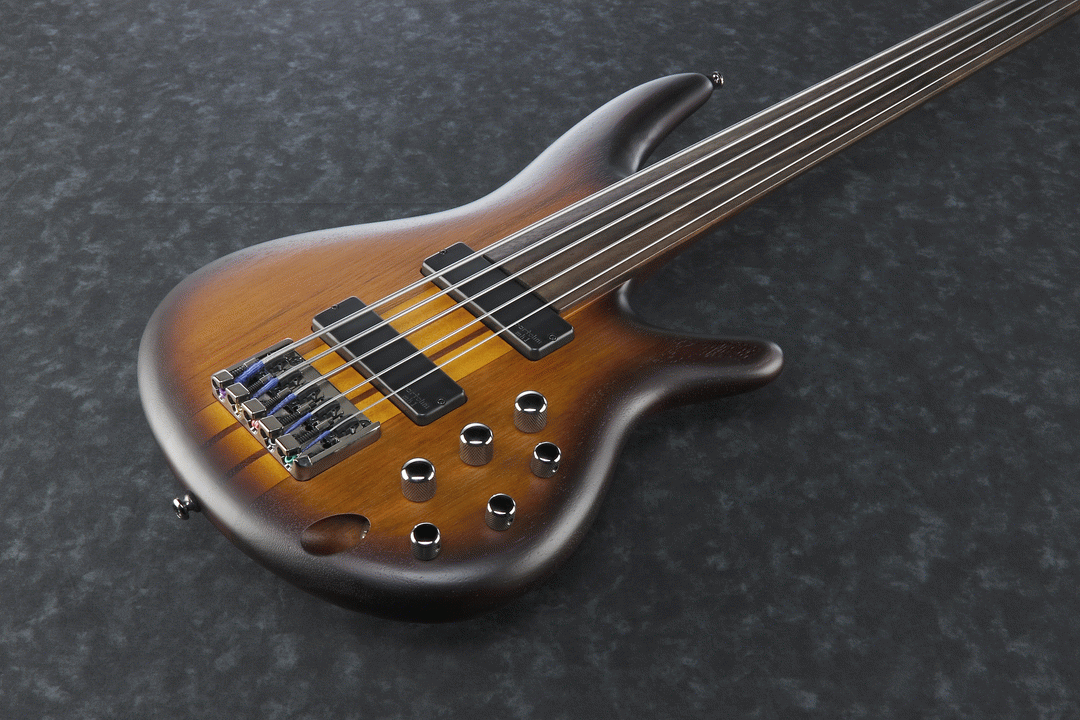 Ibanez SRF705 BBF Electric 5-String Bass (Brown Burst Flat) — view 3