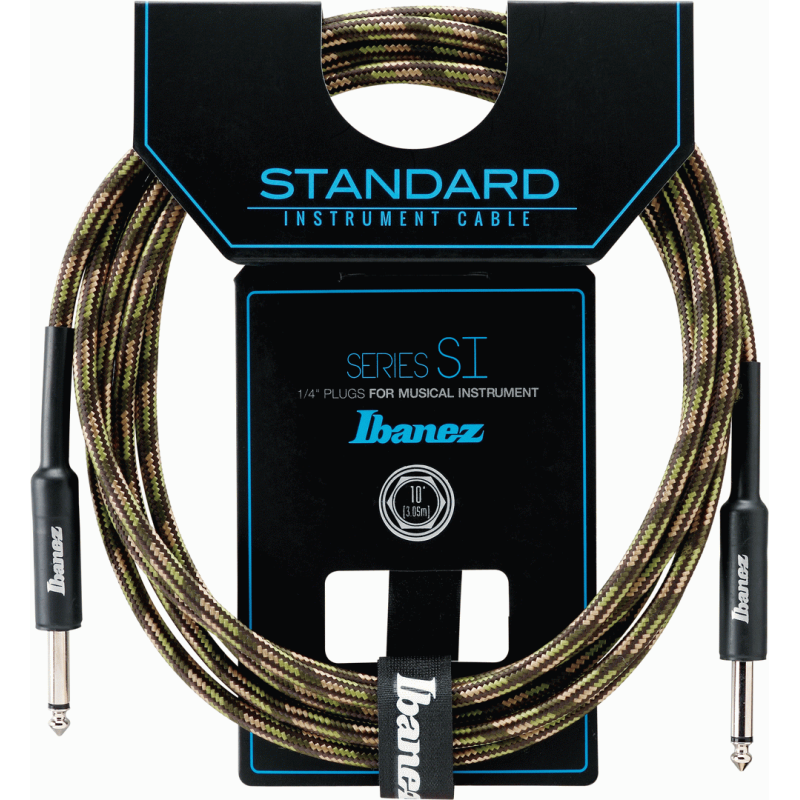 Ibanez SI10 CGR 10ft Woven Instrument Cable