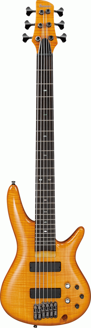 Ibanez GVB36 AM Gerald Veasley Electric 6-String Bass (Amber)