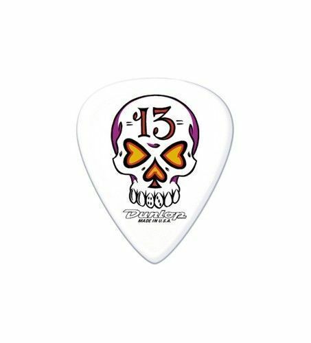 6 x Jim Dunlop BLACKLINE ORIGINAL Skull 13 Guitar Picks .60 .73 or 1.00mm