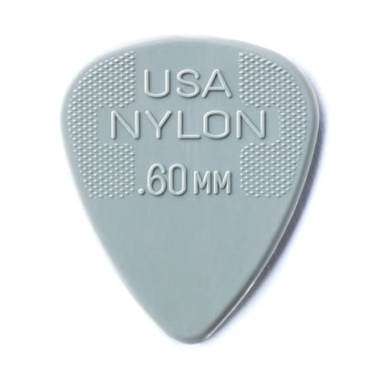 Jim Dunlop 0.60MM Grey Nylon Pick  (Single) — view 2