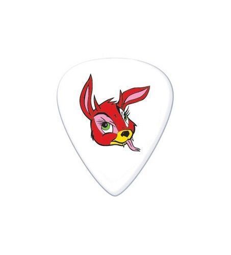 6 x Jim Dunlop FRANK KOZIK Cute Bunny Tortex Wedge Guitar Picks 0.60mm