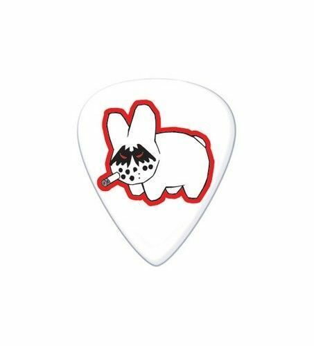 6 x Jim Dunlop FRANK KOZIK King Of Rock Bunny Tortex Wedge Guitar Picks 0.60mm