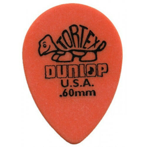 72 x Jim Dunlop Tortex Small Tear Drop .60MM Gauge Guitar Picks 423R
