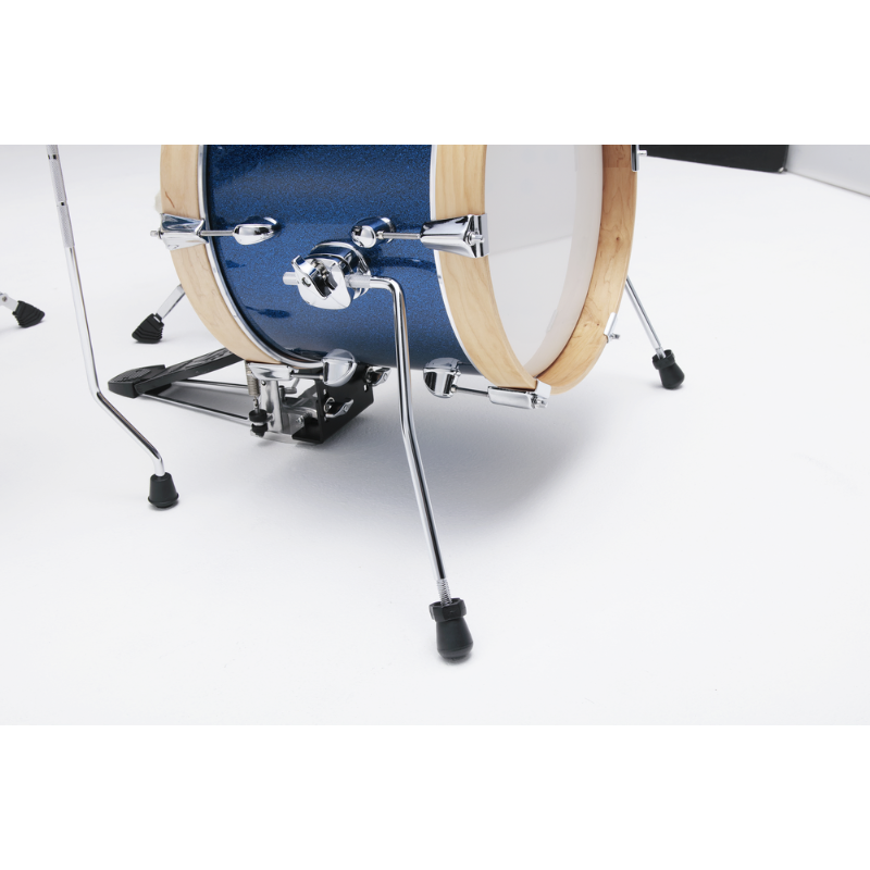 TAMA Club-JAM Flyer 4-Piece Complete Kit with 14" Bass Drum Indigo Sparkle — view 4