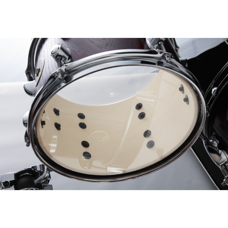TAMA LJL48H4 SBE Club-Jam 4-Piece Drum Kit with 18" Bass Drum Satin Burgundy Elm — view 3